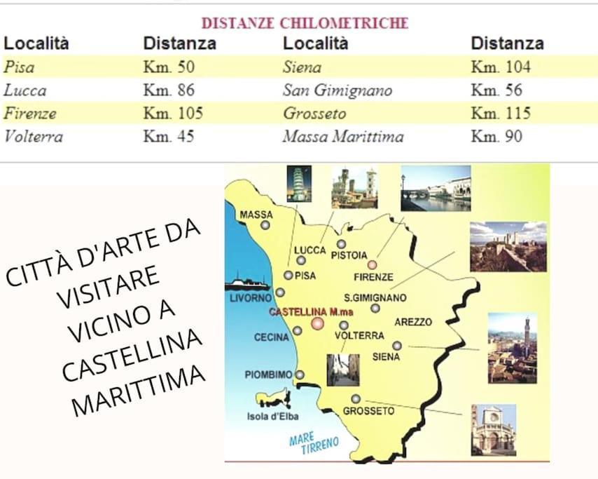 Appartamento Bellavista Castellina Marittima Kültér fotó